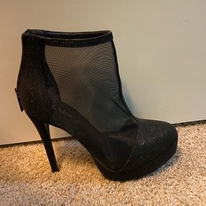 Mesh Glam Heels